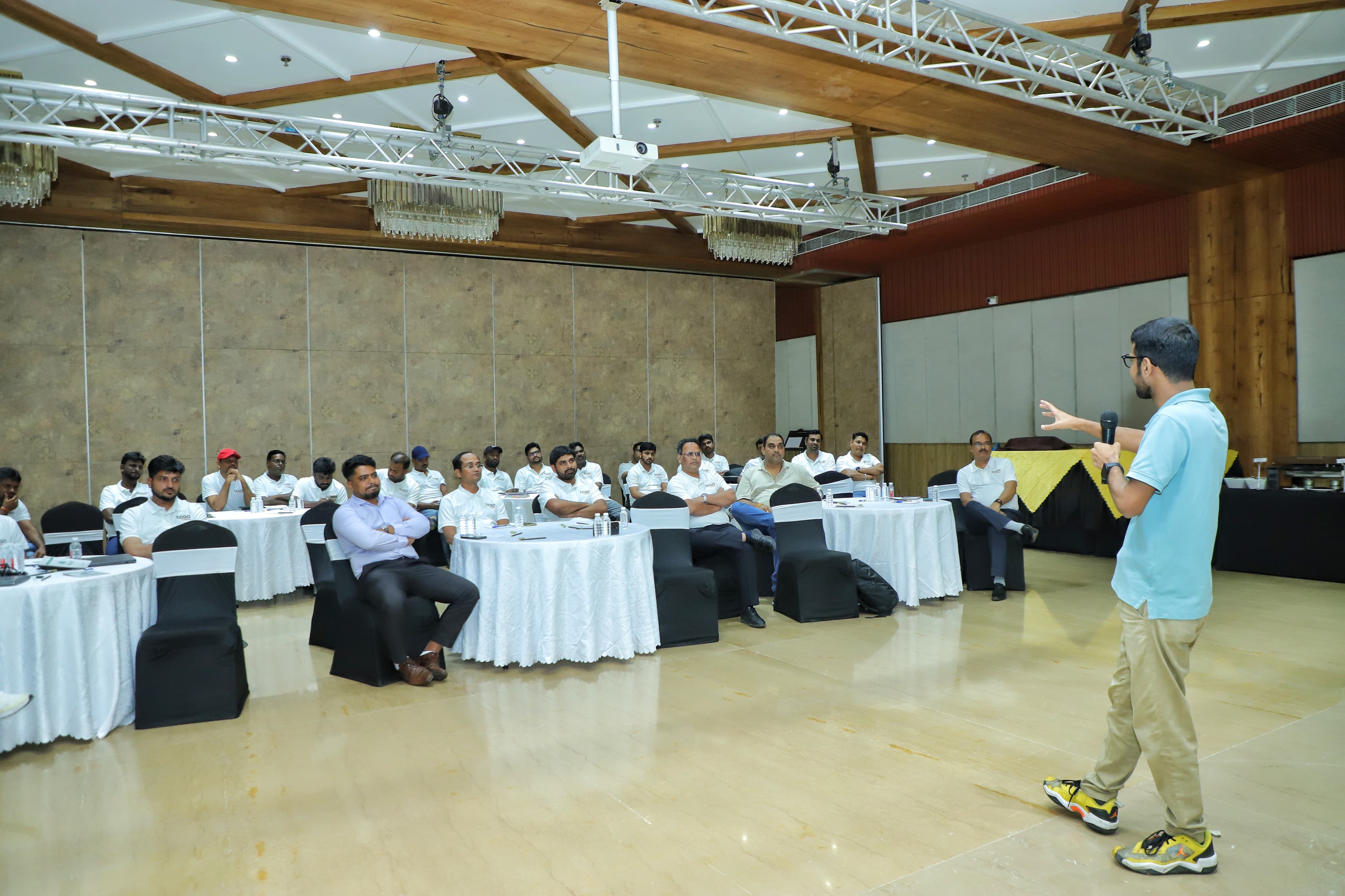 Ramanand Bhatt conducting corporate training